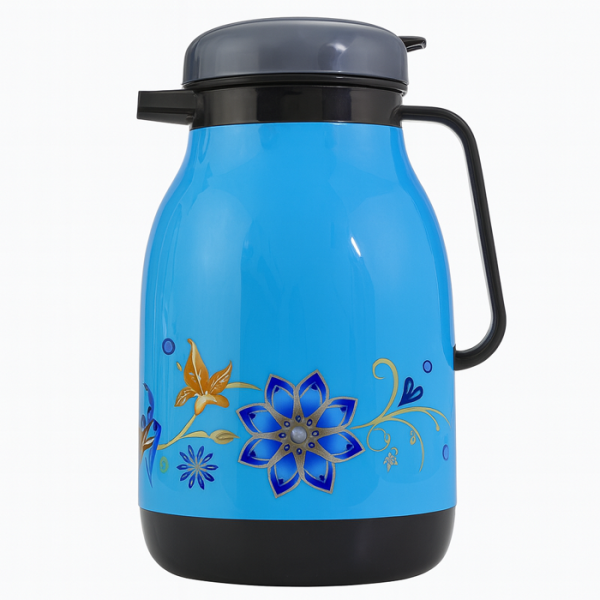 View ترمس حفظ حرارة وبرودة مزخرف – 1 لتر Floral Hot & Cold Vacuum Pot – 1L