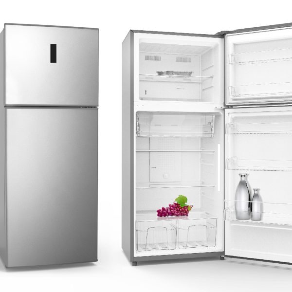 ثلاجة طراز بابين | تعمل بنظام التبريد بالهواء | شاشة عرض رقمية | ماركة بلسان