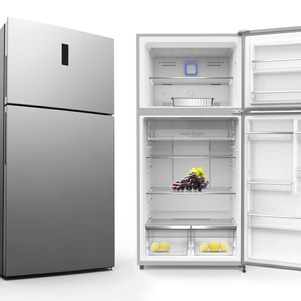 ثلاجة طراز بابين | تعمل بنظام التبريد بالهواء | شاشة عرض رقمية | ماركة بلسان