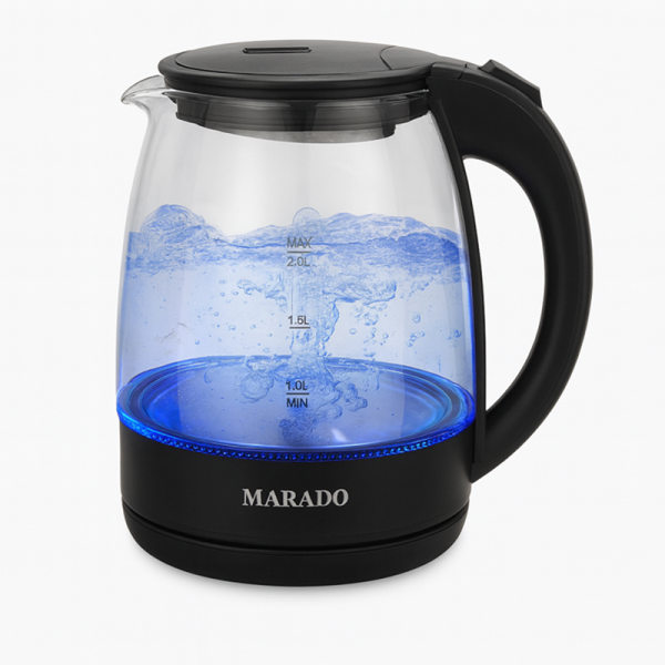 View غلاية كهربائية زجاجية مارادو 2 0 لتر Marado Electric Glass Kettle 2 0L