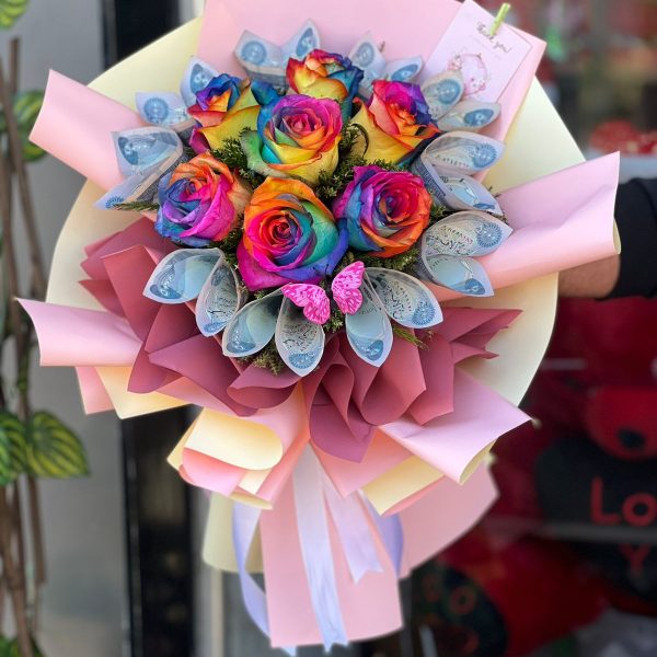 زهور البنفسج مع 5 الاف